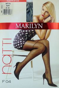 Marilyn NATTI F04 R1/2 rajstopy jak pończochy beige